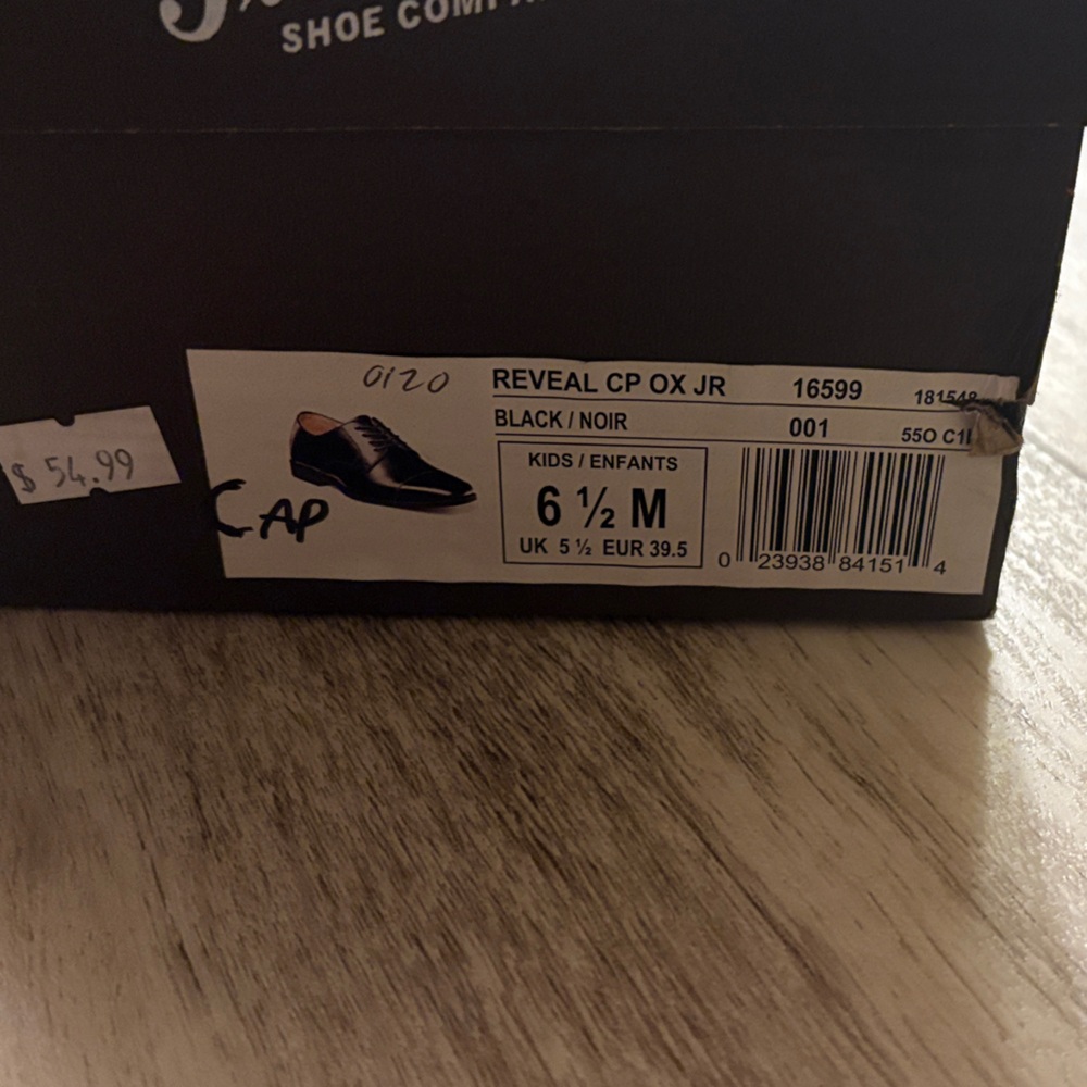 Florsheim Kids Black Dress Shoes